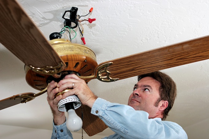 ceiling fan installation